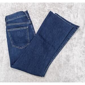 Gap Kick Fit Stretch High Rise Blue Ankle Flare Jeans Denim Womens Size 6 NWT